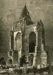 La fachada oeste, Abadía de Crowland
