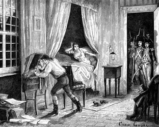 El arresto de Camille Desmoulins, 31 de marzo de 1794 1882-1884