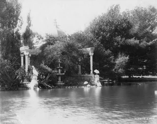 El jardín botánico en el Parque Palermo, Buenos Aires, Argentina, 1927
