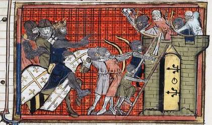 La captura de una ciudad por Godofredo de Bouillon