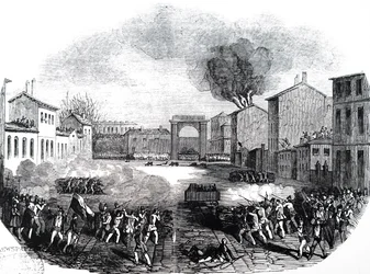 El conflicto en la Porta Tosa, Milán