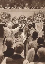 La coronación de la reina Isabel, esposa del rey Jorge VI, 1937