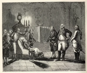 La muerte de Federico II el 17 de agosto de 1786