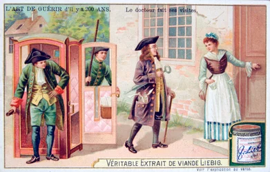 El doctor hace sus visitas, c1900
