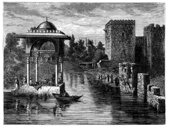 Los alrededores de Damasco, Siria, c1890