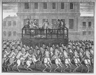 La ejecución del Rey Carlos I, 30 de enero de 1649, c1735 1903