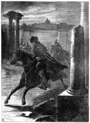 La huida del Príncipe Carlos de Roma