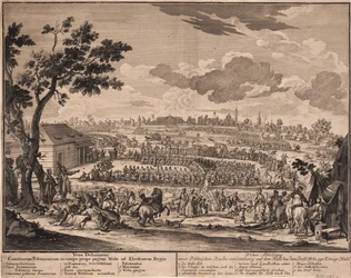 La libre elección de Augusto II en Wola, fuera de Varsovia