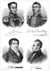 Los héroes de la independencia sudamericana, 1901