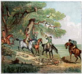 La caza, caza de zorros, 1787 1890