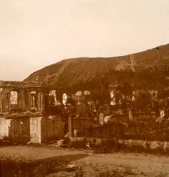 El quiosco, Metzeral, norte de Francia, c1914-c1918