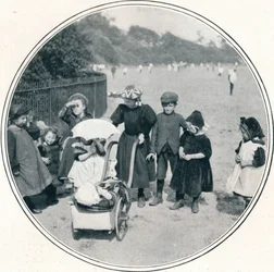 La pequeña madre, Regents Park, Londres, c. 1900-1901