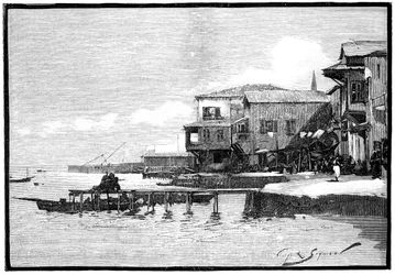 La marina, Larnaca, Chipre, 1900