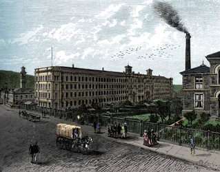 El molino en Saltaire, c1880