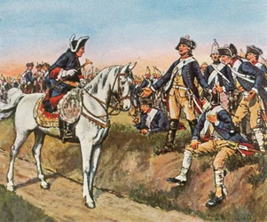 La mañana después del ataque en Hochkirch, 14 de octubre de 1758, 1936