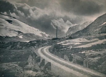 El camino de montaña Grotli - Stryn, 1914
