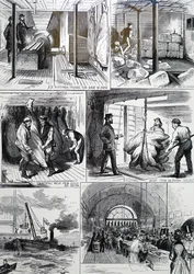 El movimiento de carne enfriada
