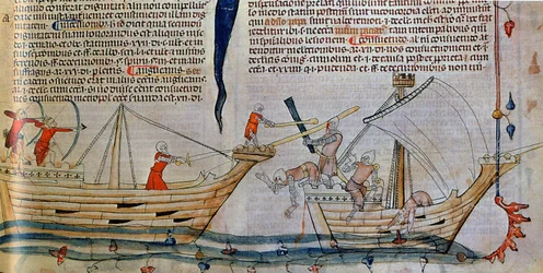 La batalla naval, ca 1340