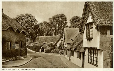 El viejo pueblo, Shanklin, Isla de Wight, siglo XX