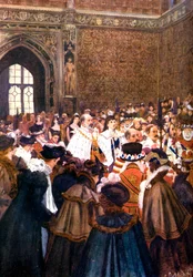 La apertura del Parlamento por el Rey Eduardo VII, c1905