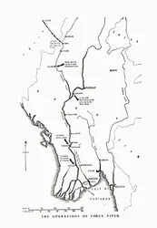 Las operaciones de la Fuerza Viper, Birmania, Segunda Guerra Mundial, 1942-1943 1944