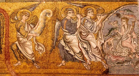 El mar entregó a sus muertos El Juicio Final, (detalle), siglo XII