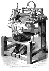 El marco de la media, c1880