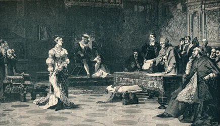 El juicio de la Reina Catalina