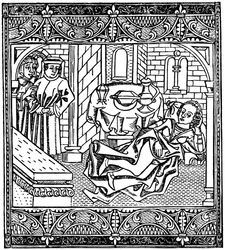 La esposa de Xanthus dormida, 1485-1964