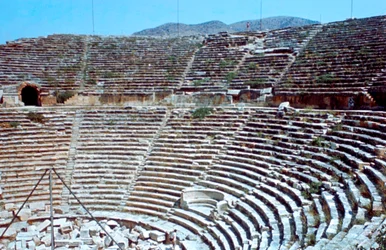 Teatro, Hierápolis, Pamukkale, Turquía, 190 a.C.