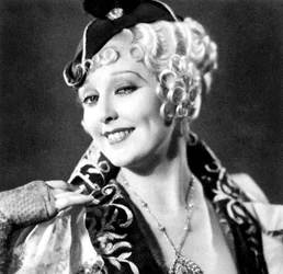 Thelma Todd, actriz estadounidense, 1934-1935