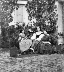 Théophile Gautier, poeta, dramaturgo, novelista, periodista y crítico literario francés, c.1857