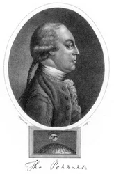 Thomas Pennant, zoólogo, escritor y viajero británico del siglo XVIII, 1823
