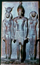 Tres figuras egipcias, Egipto, 2600 a.C.