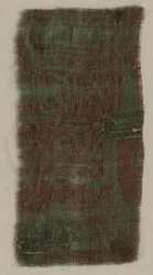 Tres fragmentos de seda gótica italiana, 1300s