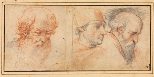 Tres estudios de cabeza, 1600s