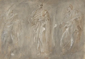 Tres Figuras de Pie, siglo XVI
