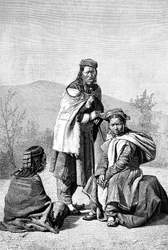 Mujeres tibetanas de Ladakh, 1895