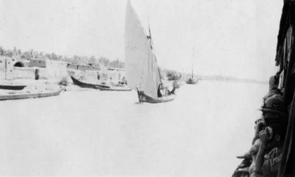 Río Tigris, Bagdad, Irak, 1917-1919