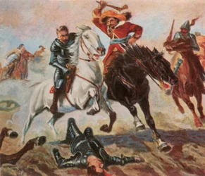 Huida de Tilly después de la Batalla de Lech, 4 de abril de 1632, 1936