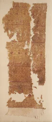 Tiraz con bandas de guilloché densas, 1100s