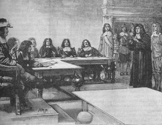 Titus Oates ante el Consejo Privado