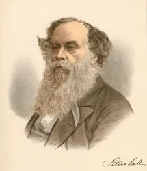 Titus Salt, industrial británico de la lana, c1880