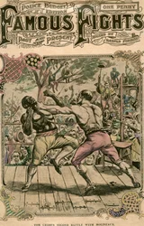 Segunda batalla de Tom Cribb con Molineaux, 1811 finales del siglo XIX o principios del siglo XX