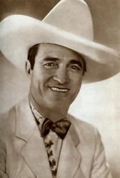 Tom Mix, actor de cine estadounidense, 1933