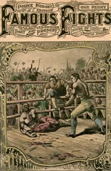 Segunda pelea de Tom Spring con Jack Langan, 1824 finales del siglo XIX o principios del siglo XX