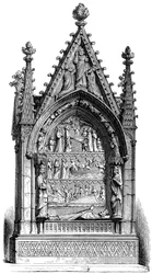Tumba de Dagoberto I, rey merovingio, Basílica de Saint-Denis