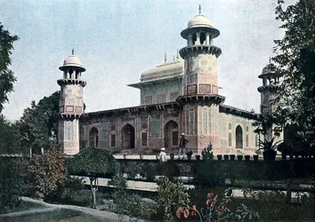 Tumba de Itimad-Ud-Daula, Agra, India, c1890