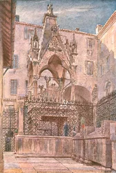 Tumba de Mastino II en Verona, 1854