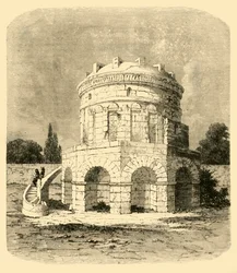 Tumba de Teodorico, Rávena, 1890